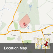 Ashington Location Map